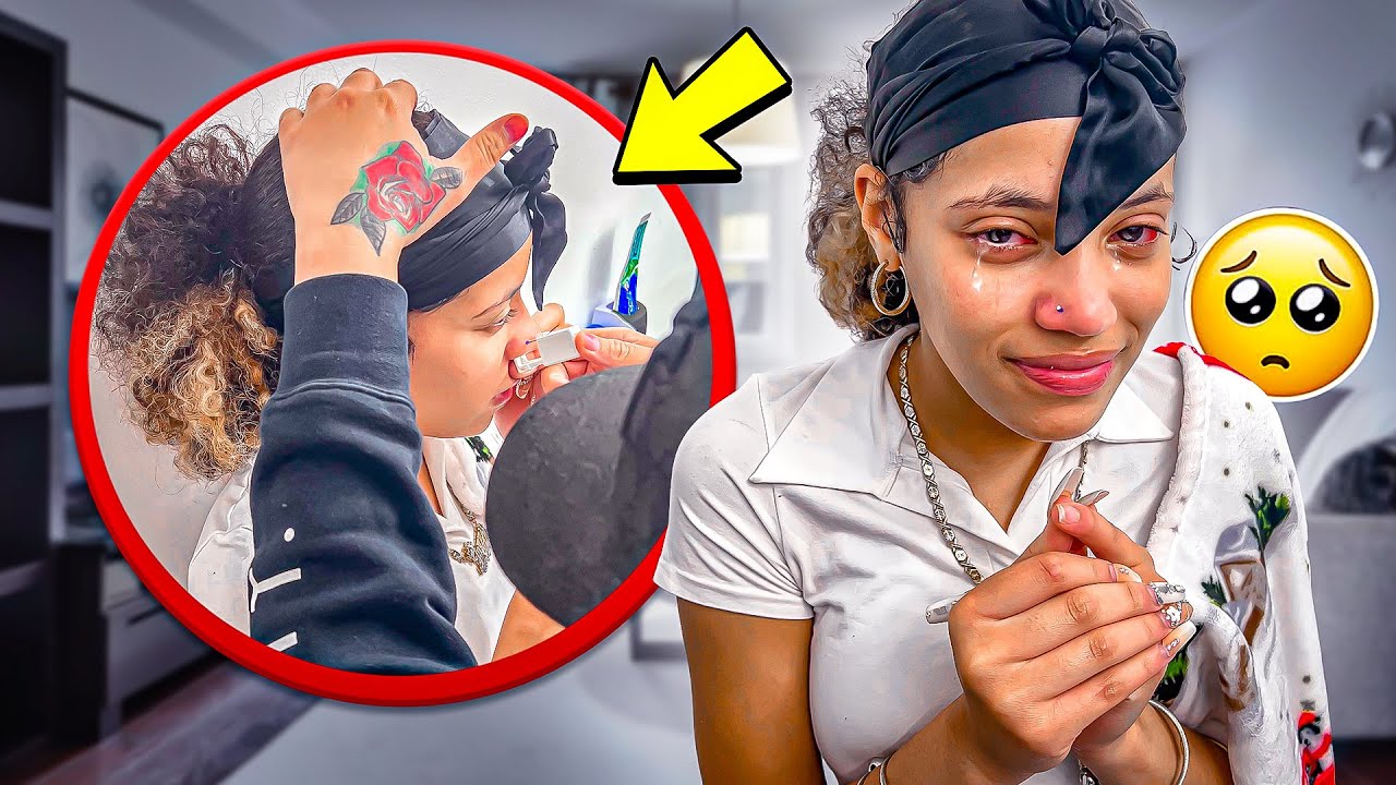 JAZZY GETS A NOSE PIERCING, SHE CRIED **Must Watch**
