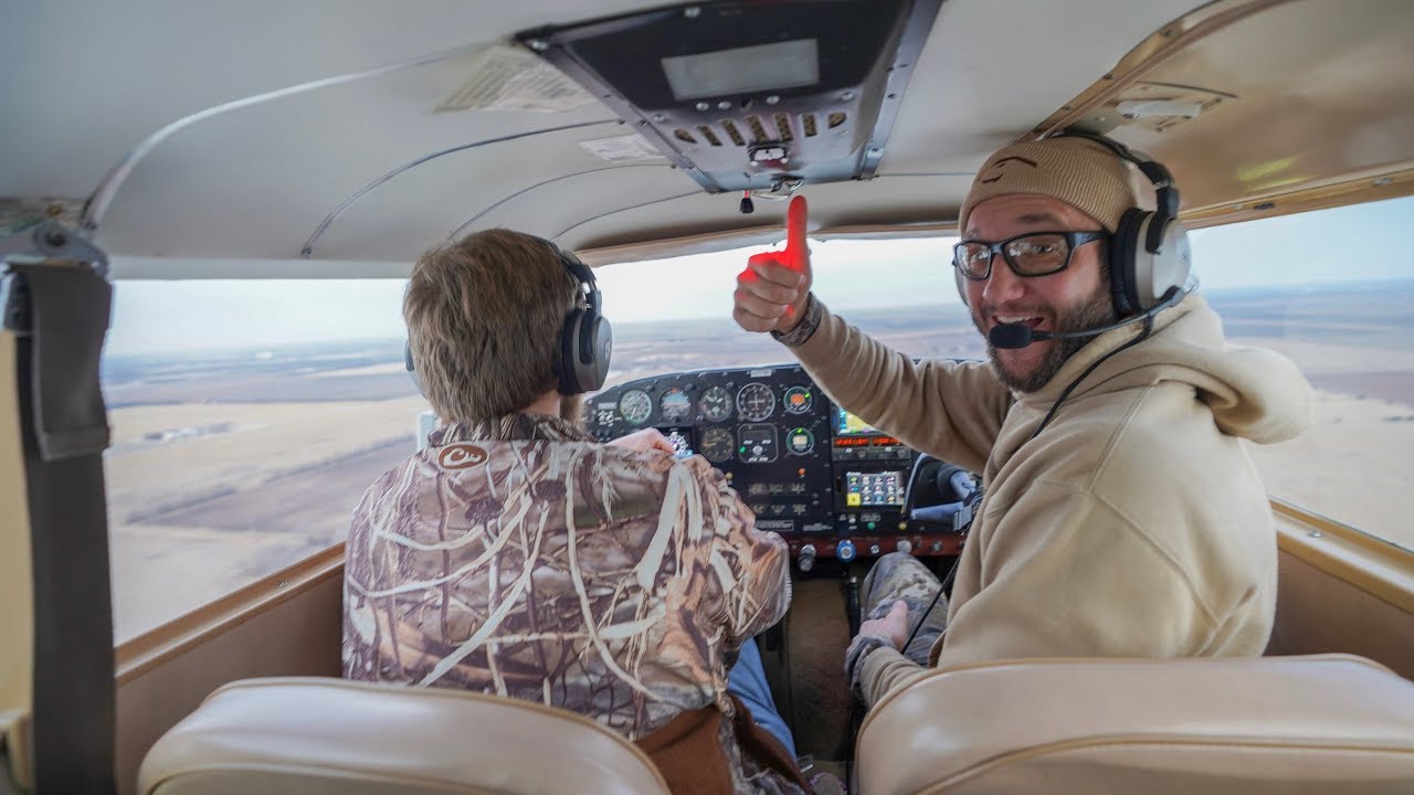 Scouting Ducks and Geese to Hunt from a PLANE!! (Against the LAW