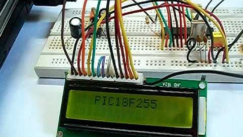 pic18f2550 project LCD Interface