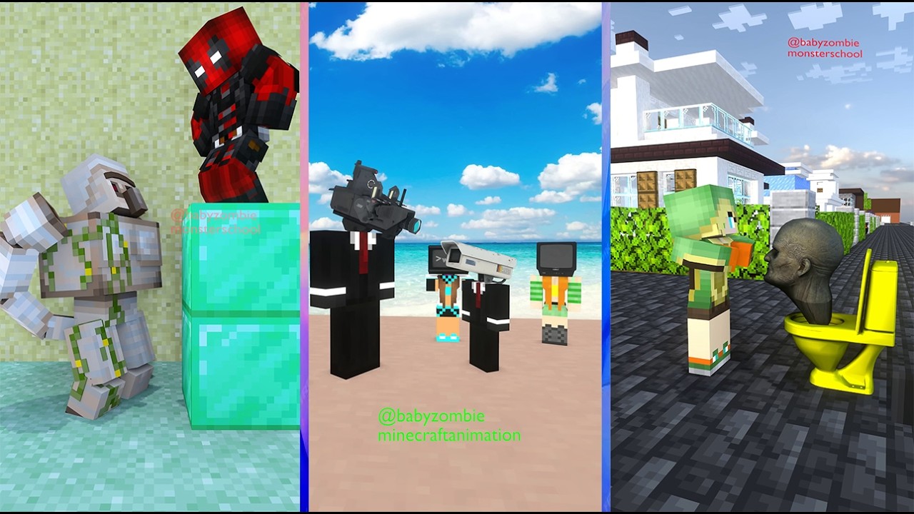 PoI-pOi-PoI-pOi-PoI-pOi-Po-Pi | Minecraft Mix #minecraft