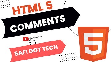 6. HTML Comments in Hindi | How to Write HTML Comments Tags in Urdu - SafiDotTech