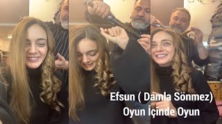 داملا سونميز تغني و ترقص على اغنية تركية Efsun ( Damla Sönmez) - Oyun İçinde Oyun - ( Çukur 4)