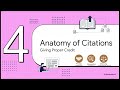 Evidence and Citations