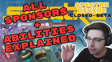 SPECTRE DIVIDE ALL ABILITES/SPONSORS EXPLAINED