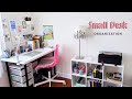 Small Desk + Stationery Organization | creating space 🗓