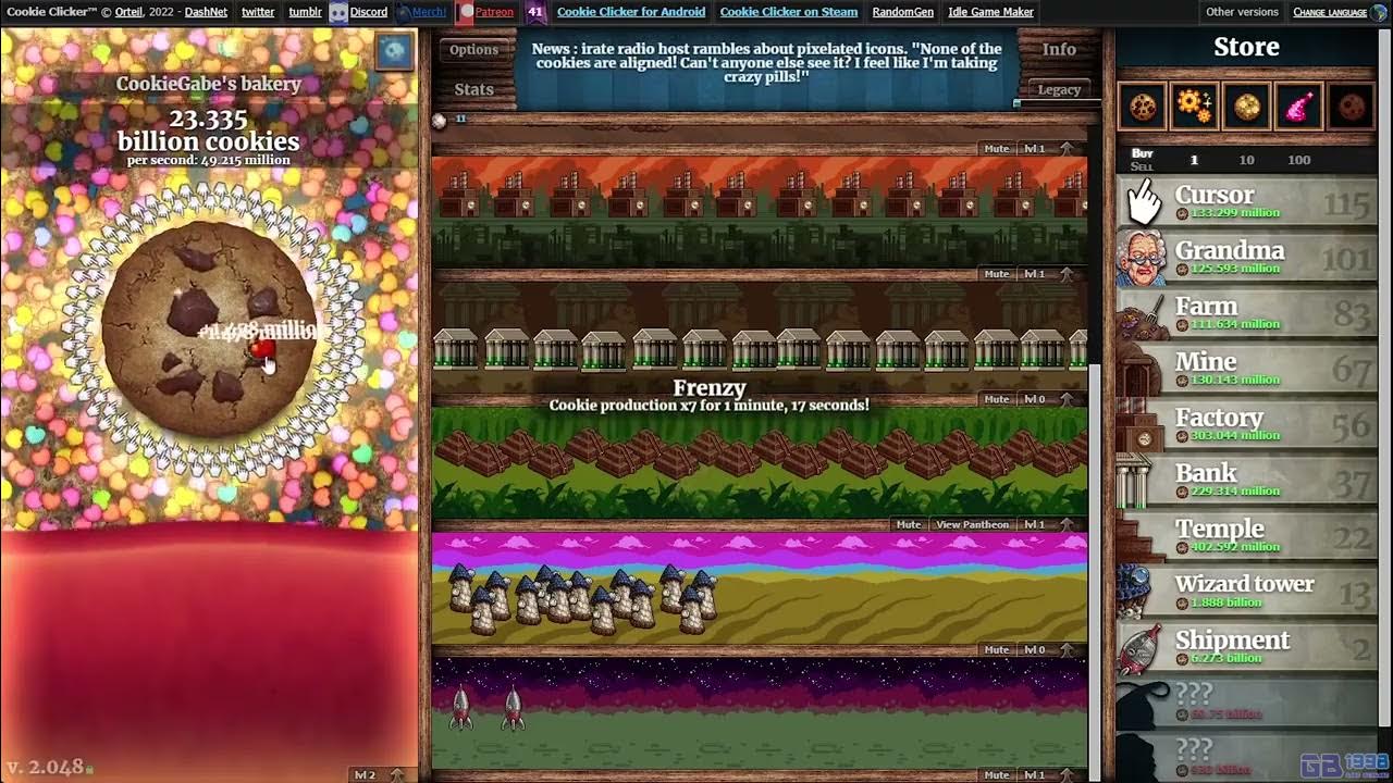 Cookie Clicker Gameplay 6 Getting Serendipity and Playing Valentine