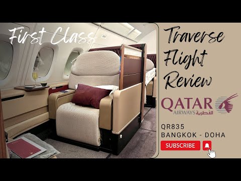 Qatar Airways First Class Review A380 Bangkok - Doha