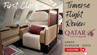 Qatar Airways First Class Review A380 Bangkok - Doha