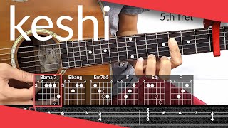 say something (keshi, Rook1e) Guitar Tutorial | Tab, Chords