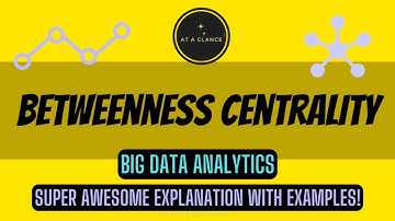 Betweenness Centrality | Solved Example | Network Analysis | Big Data Analytics | #bigdata #network