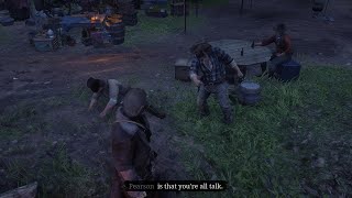 Is This a Bug or Hidden Gem? RDR2's Most Dialogue-Packed Camp Scene – Jack's Return Celebration