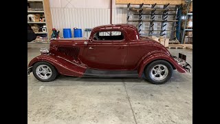 1934 Ford Custom 3 Window Coupe