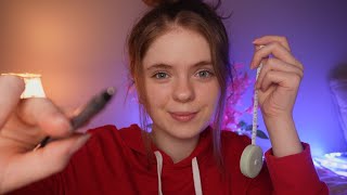 ASMR рисует и обводит ваше лицо! Face Adjustments & Messing With Your Face!