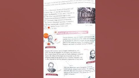 Class 5 A - chapter 1 the history of computers