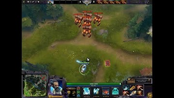 Dota 2 Kunkka Tidebringer w/o & w/ Battlefury