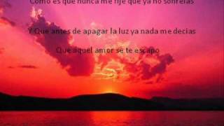 me dedique a perderte con letra