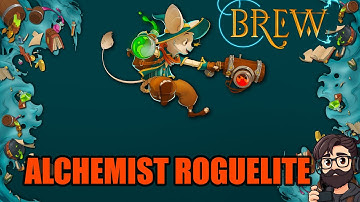 Action Alchemy Game with DEEP Potion Crafting!  -  BREW Roguelite First Look