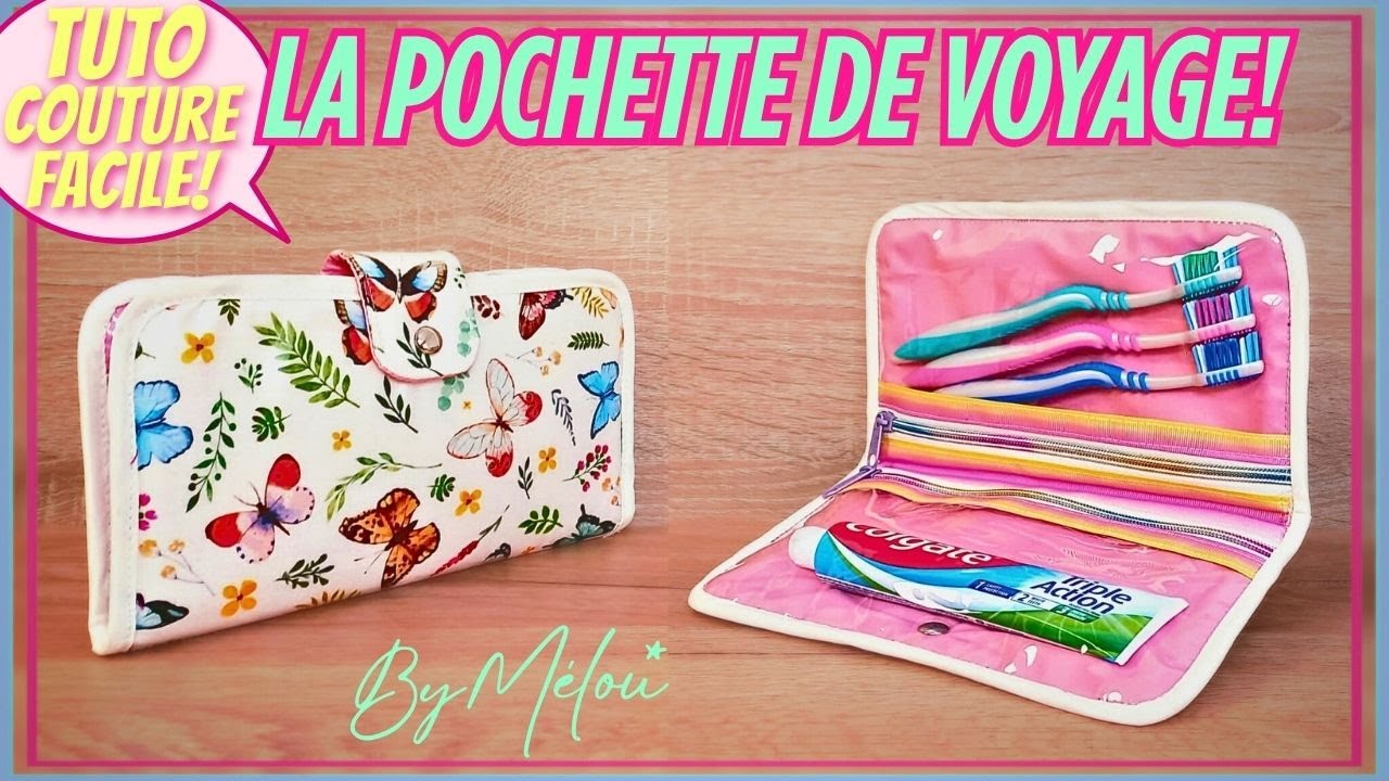 🌸 ПРОСТОЙ РУКОВОДСТВО ПО ШИТЬЮ #DIY 🌸 Дорожная сумка #ByMélou 🥰
