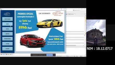 JAVA NeTBeans - RENTAL MOBIL APP