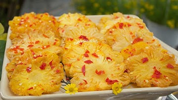 CÁCH LÀM THƠM SẤY MUỐI ỚT CHUA CAY DẺO NGON CHO DỊP TẾT - CKK