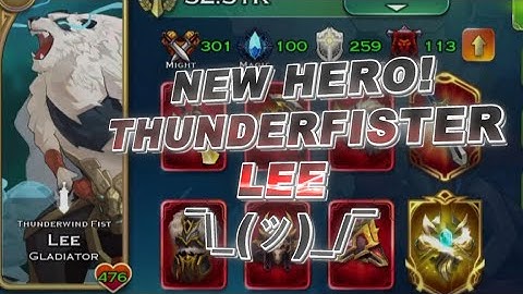 New Hero! Thunderfister Lee 😏 - Art of Conquest