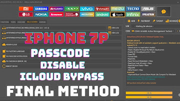 iPhone 7 plus iCloud bypass sim working || passcode disable iCloud bypass 6s to X