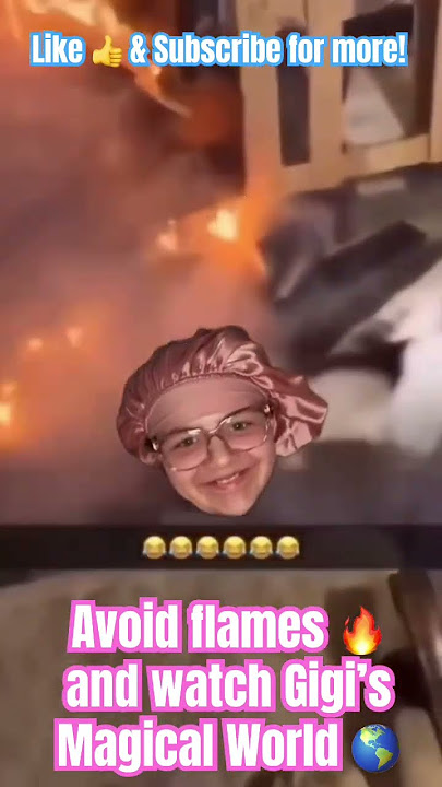 Avoid flames 🔥 & watch Gigi’s Magical World 🌎! #funnyshorts #goat #fun #kidsvideo #newvideo