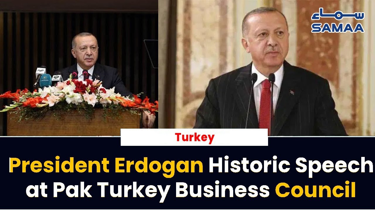 President Erdogan Historic Speech at Pak Turkey Business Council | SAMAA TV | 14 Feb 2020