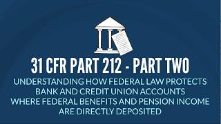 Details Understanding the Federal Regulation Protecting Bank and Credit Accounts From Garnishment - Part Two Guide
