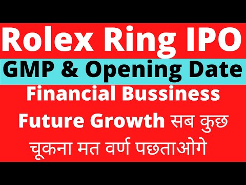 ROLEX RINGS IPO SUBSCRIPTION STATUS | IPO GMP | ALLOTMENT CHANCES - YouTube