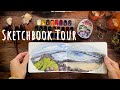 Travel Sketchbook Tour * Scotland, England + Watercolor &amp; Art Supplies