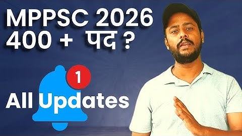 MPPSC-2026 | MPSI-2025 #mppsc #mppscpre #exam #update #bharatmanthanacademy