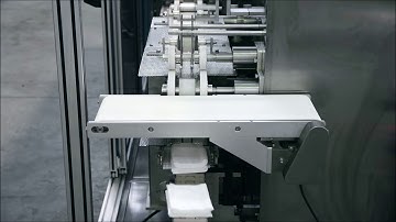 Flow Pack horizontal packaging machine for cleaning wet wipes