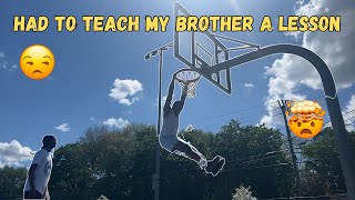 My brother challenged me to a 1v1 after  years 10 years...