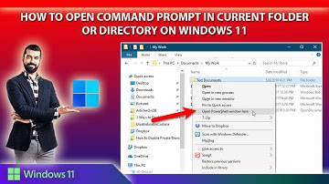 How to open Command Prompt in Current Folder or Directory on Windows 11 |  Windows 11