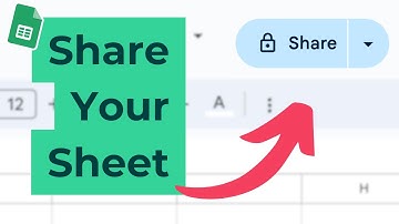 How to Share a Google Sheet