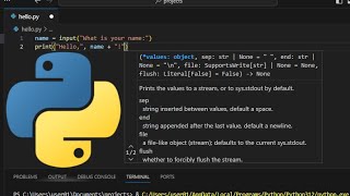 Python First Program Hello World