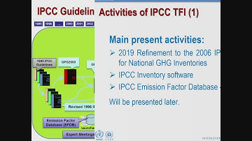 IPCC: 2019 Refinement and other activities of IPCC Task Force on National GHG Inventories