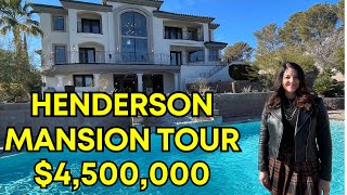Exploring A Breathtaking $4.5M Modern Mediterranean Mansion In Anthem Country Club.