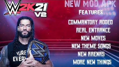 WR3D 21 V2 Mod With Download Link in Description,Wr3d New Moves, Real Entrance, Real Commantory Mod.