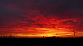 RED SKY timelapse  ||  Red Sky Rising Sun Time Lapse  ||