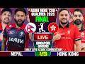 NEPAL VS HONG KONG MENS ASIAN GAMES QUALIFIER LIVE SCORE COMMENTARY NEPAL VS HONGKONG FINAL 