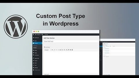 WordPress Custom Post Type Without A Plugin