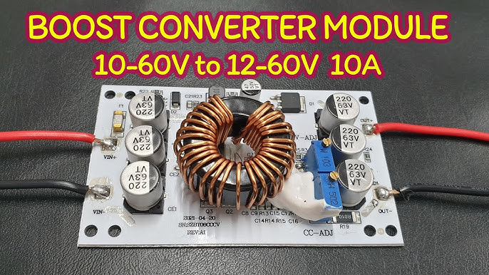 Review of 600W DC10-60V To 12-80V boost convert with constant current
