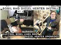 BOBIL HEATER AND CHINESE DIESEL HEATER INSTALL | Mercedes Vario Camper Conversion | Van Build Ep21