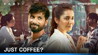 Brewing Love With Coffee☕️ | Farzi | Shahid Kapoor, Raashi Khanna | Prime Video India