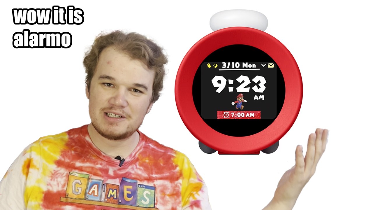The Nintendo Sound Clock Alarmo Review Video