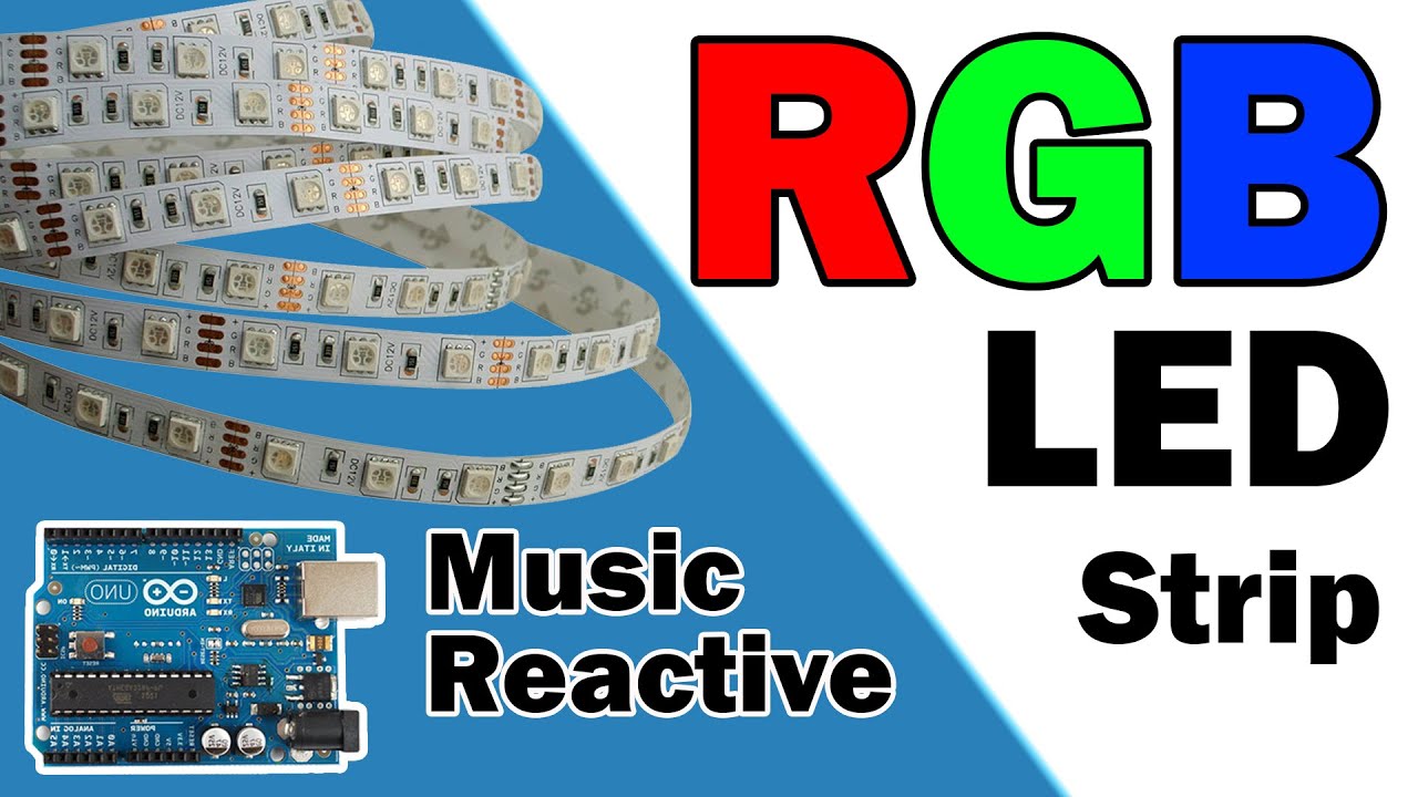 Music Reactive RGB LEDs with Arduino LED 5050 RGB Strip control LED RGB -  YouTube