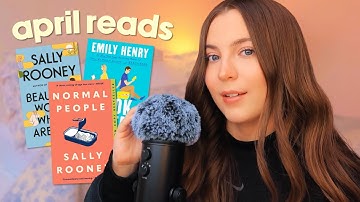 ASMR The 7 Books I Read in April 📔⭐️ Monthly Reading Wrap Up!