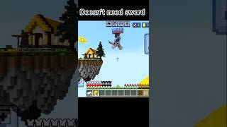 Minecraft PvP without need sword#minecraft #pvp#shorts #short